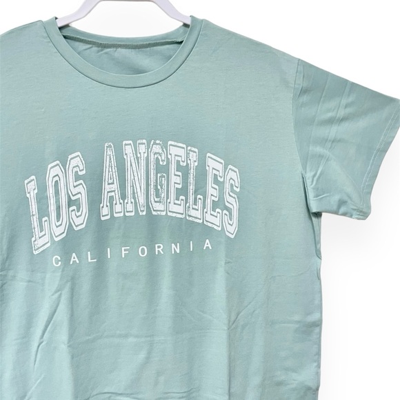 SHEIN EZwear LA Letter Graphic Drop Shoulder Tee - Sz XL - Picture 3 of 3